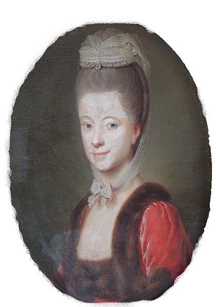  Portrait of Agnete Marie Hielmstierne (1753-1838), wife of Marcus Gerhard Rosen Crone